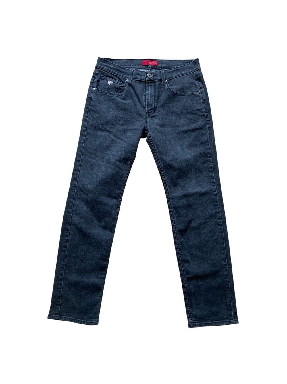 New Guess men jeans Vermont style black stretchy denim 001  03364 tapered leg 34